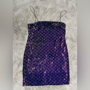 Iridescent Topshop Cocktail Dress